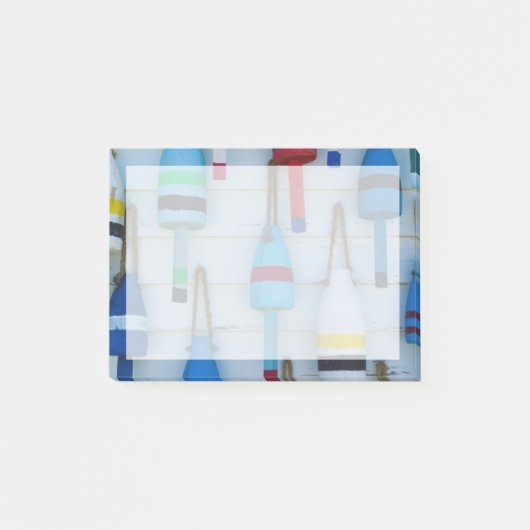 メイン、ストニントン、装飾ロブスターブイ ポストイット (正面)