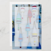 メイン、ストニントン、装飾ロブスターブイ 便箋 (正面/裏面)