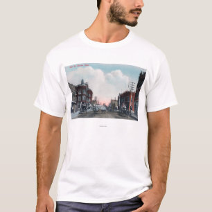 メイン・ストリートおよび馬キャリッジの眺め Tシャツ