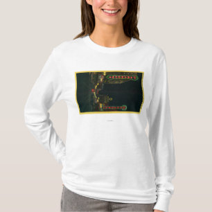 メイン・ストリートのポートランドのブロードウェイの劇場 Tシャツ