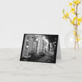 メイン・ストリートの写真のイラストレーション カード (黄色い花)