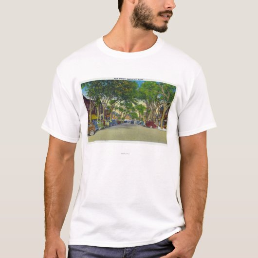 メイン・ストリート5の眺め Tシャツ (正面)