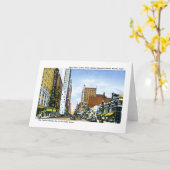 メイン・ストリート、ヒューストン、テキサス州 カード (黄色い花)