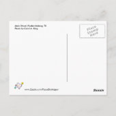 メイン・ストリート、Fredericksburg、TX ポストカード (裏面)