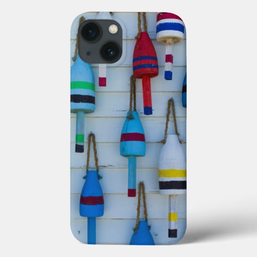 メイン、ストーニントン、装飾ロブスターブイ Case-Mate iPhoneケース (裏面)