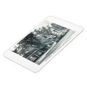 メイン・セント、サウサンプトン、ロングアイランドNYヴィンテージポスト マグネット (左側)