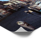 メイン・セント、サマービル、ニュージャージー州ヴィンテージ ポスター (角)