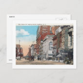 メイン・セント、バッファロー、ニューヨークヴィンテージ ポストカード (正面/裏面)