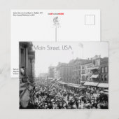 メイン・セント、バッファロー、ニューヨーク。 ポストカード (正面/裏面)