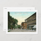 メイン・セント、フレミントン、日銀ヴィンテージ ポストカード (正面/裏面)