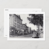 メイン・セント、マディソン、ニュージャージーヴィンテージ ポストカード (正面/裏面)