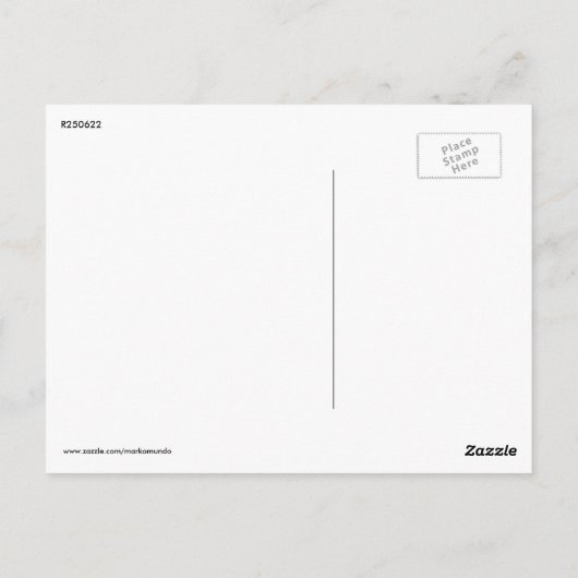 メイン・セント、マディソン、ニュージャージーヴィンテージ ポストカード (裏面)