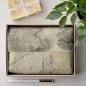 メイン、ニューハンプシャー、ヴァーモント、マサチューセッツ 薄葉紙 (ギフト)