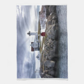 メイン， 「ヌブル」ケープネディック灯台ヨーク キッチンタオル (縦)