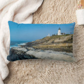 メイン、ペマキッドポイント、ペマキッドポイントライトハウス ランバークッション (ブランケット)