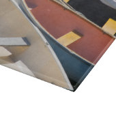 メイン、ロックランド。ロックカラフルランドのボート カッティングボード (角)