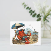 メイン・ロブスター・サマー・ファン・サンダーカーブ ポストカード (スタンド正面)