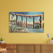 メイン（冬）ラージ・レター・シーン キャンバスプリント (インサイチュ (リビング))