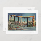 メイン（冬）ラージ・レター・シーン ポストカード (正面/裏面)