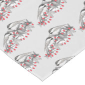 メイン《鳥》アメリカゴガラバードウィンタークリスマスホリデーススノー ショートテーブルランナー (コーナー)