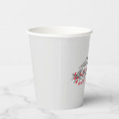 メイン《鳥》アメリカゴガラバードウィンタークリスマスホリデーススノー 紙コップ (右)