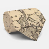 メイン(1894年)のヴィンテージの地図 ネクタイ (ロール)