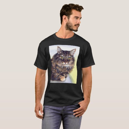メインCoon Tシャツ – ギフトfor猫好き (正面フル)