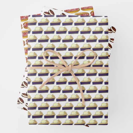 メインMEフーズ転がロブスターウーピーブルーベリーパイ ラッピングペーパーシート (インサイチュ)