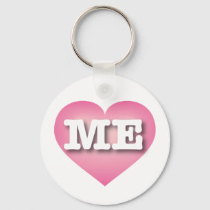 メインPInkフェードハート- I love ME キーホルダー