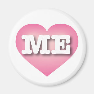 メインPInkフェードハート- I love ME マグネット