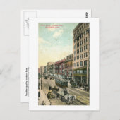 メインSt、スプリングフィールド、マス。1910ヴィンテージ ポストカード (正面/裏面)