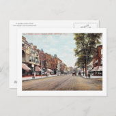 メインSt.、東オレンジ、ニュージャージー州ヴィンテージ ポストカード (正面/裏面)