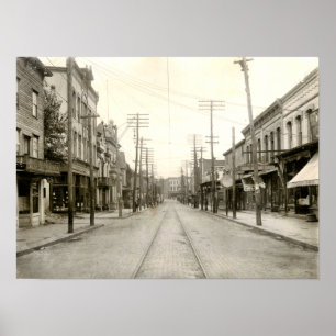 メインSt. Nanticoke Pa.1906 ポスター