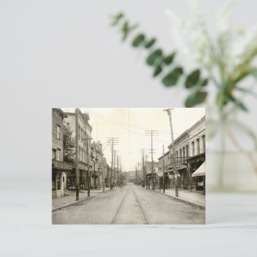 メインSt. Nanticoke Pa.1906 ポストカード (スタンド正面)