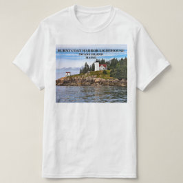 メインTシャツ焼きコートハーバーライトハウス Tシャツ
