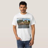 メインTシャツ焼きコートハーバーライトハウス Tシャツ (正面フル)