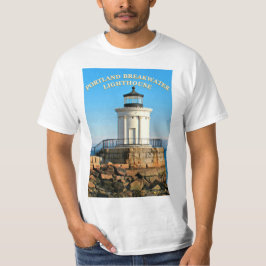 メインTシャツPortland Breakwater Light house Tシャツ