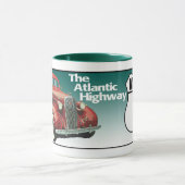 メインUSルート1 – 大西洋高速道路 マグカップ (中央)