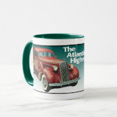 メインUSルート1 – 大西洋高速道路 マグカップ (正面左)