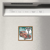 メインUSルート1 – 大西洋高速道路 マグネット (インサイチュ (食洗機))