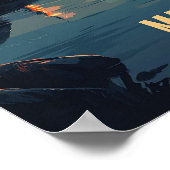 メインUSAアートヴィンテージイラストレーション旅行 ポスター (角)