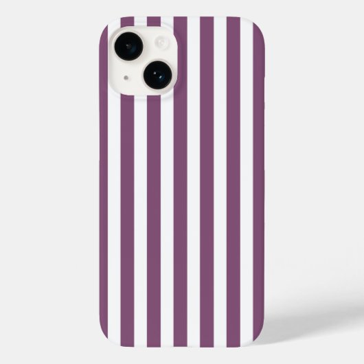 メイヴとホワイトキャンディストライプー Case-Mate iPhoneケース (裏面)