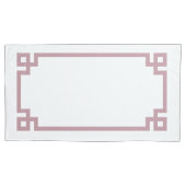 メイヴギリシャ鍵縁どキングサイズ 枕カバー (正面左)