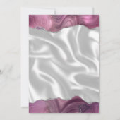 メイヴシルバー結婚アガテ白絹 招待状 (裏面)