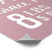 メイヴベビーガール誕生統計キープサケ ポスター (角)