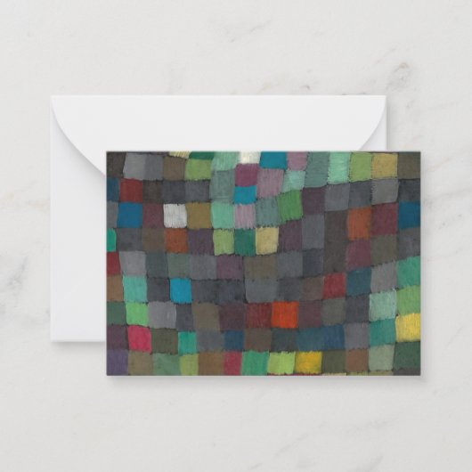 メイ写真バイポールクレー ノートカード (正面)