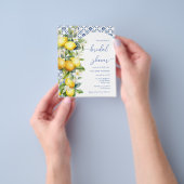 メイ地中海のンスクイズレモンブライダルシャワー チラシ (手)