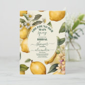 メイ地中海のンチーズレモンブライダルシャワー 招待状 (スタンド正面)