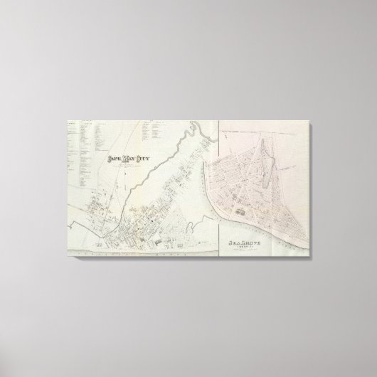 メイ岬とニュージャージー州シーグローブ キャンバスプリント (正面)