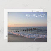 メイ岬の波はがき ポストカード (正面/裏面)